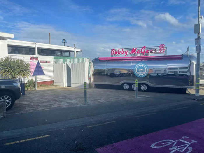 26ft stainless steel concession trailer in New Zealand