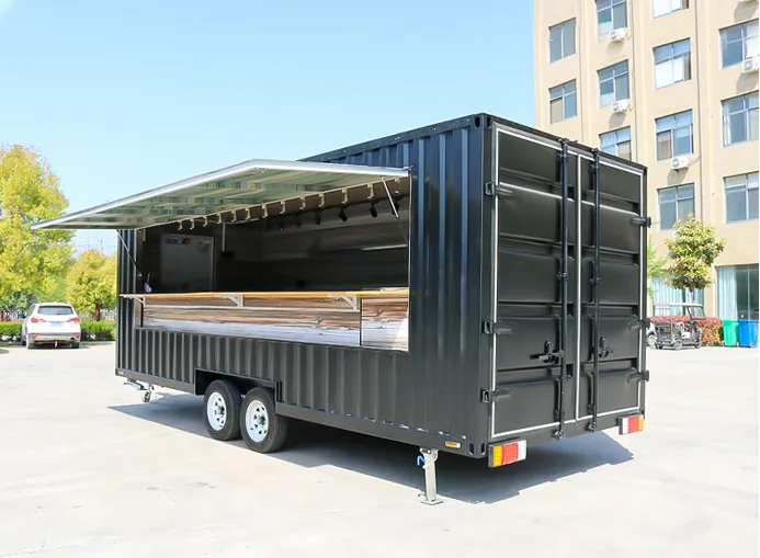 16ft container food trailer