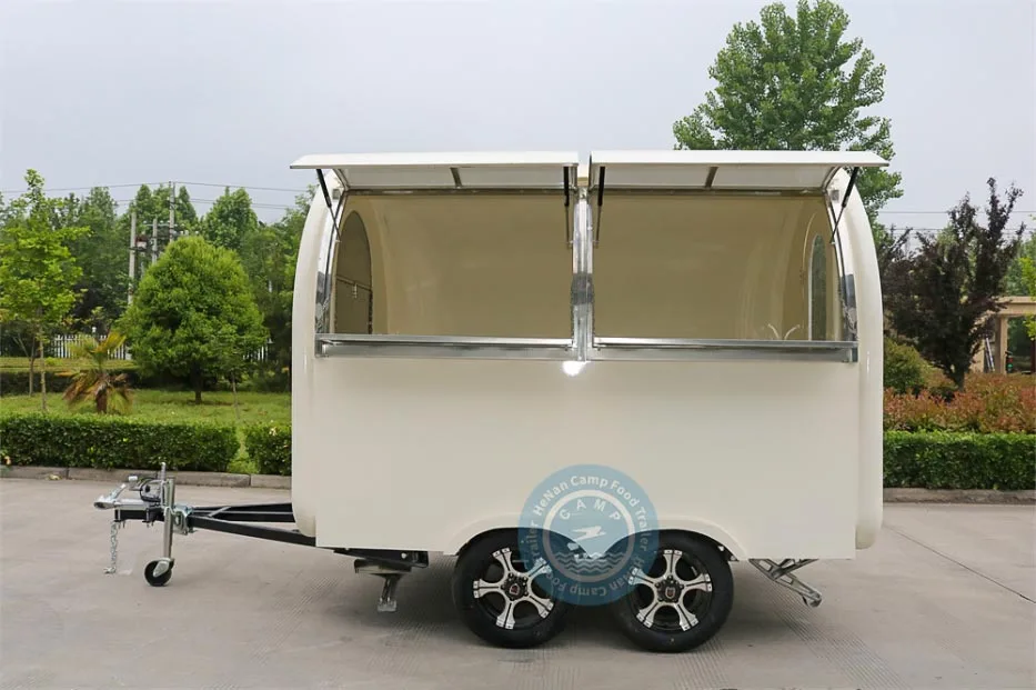 10ft round food trailer