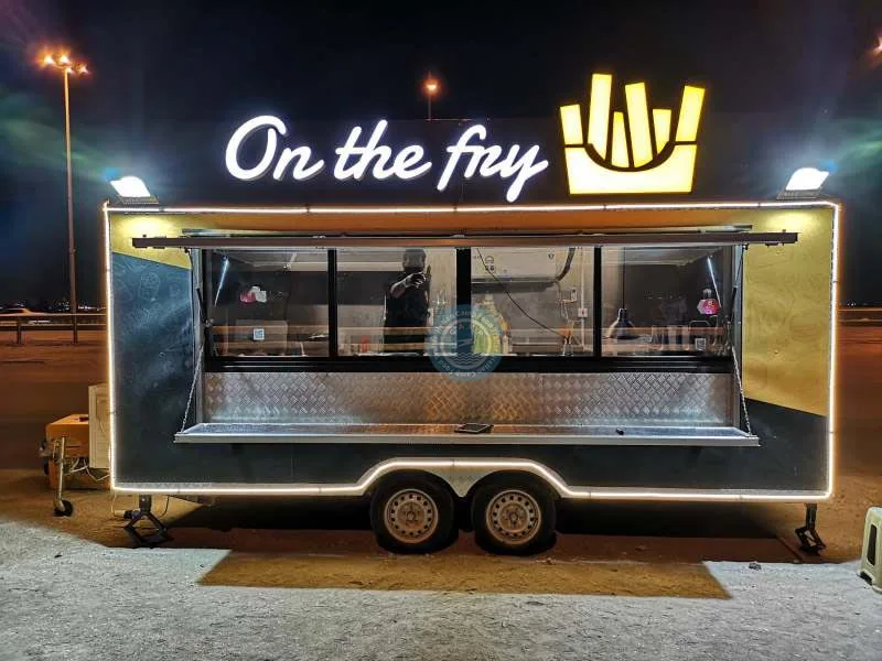 16 ft French fry trailer in Bahrain