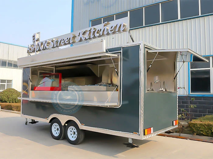 16ft kitchen trailer exported