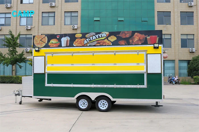 16ft pizza food trailer exported