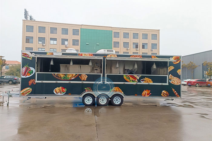 26 ft mobile pizza food trailer