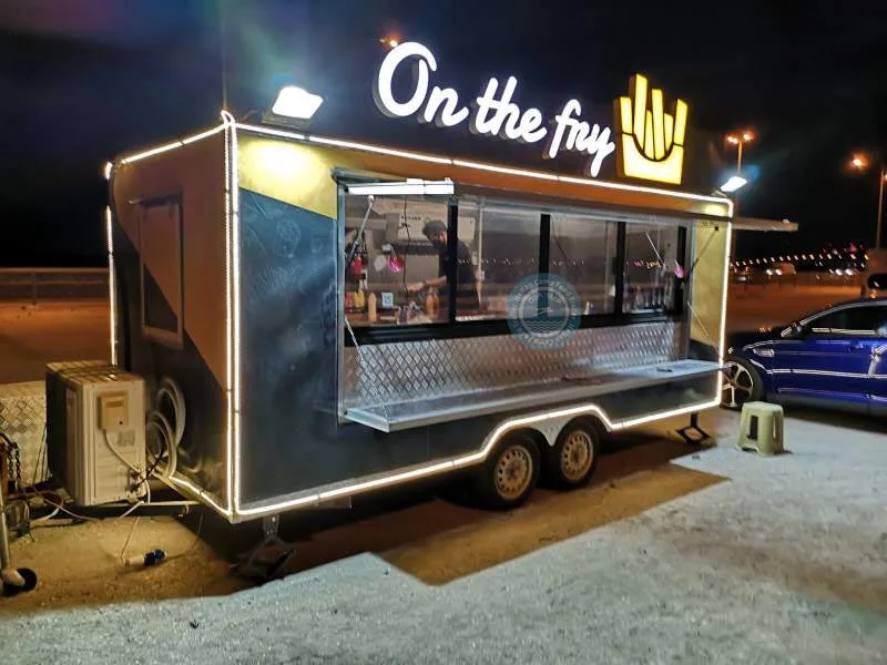 Bahrain 16ft French fry trailer