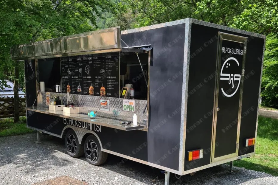 Burger Trailer For Sale from Camp