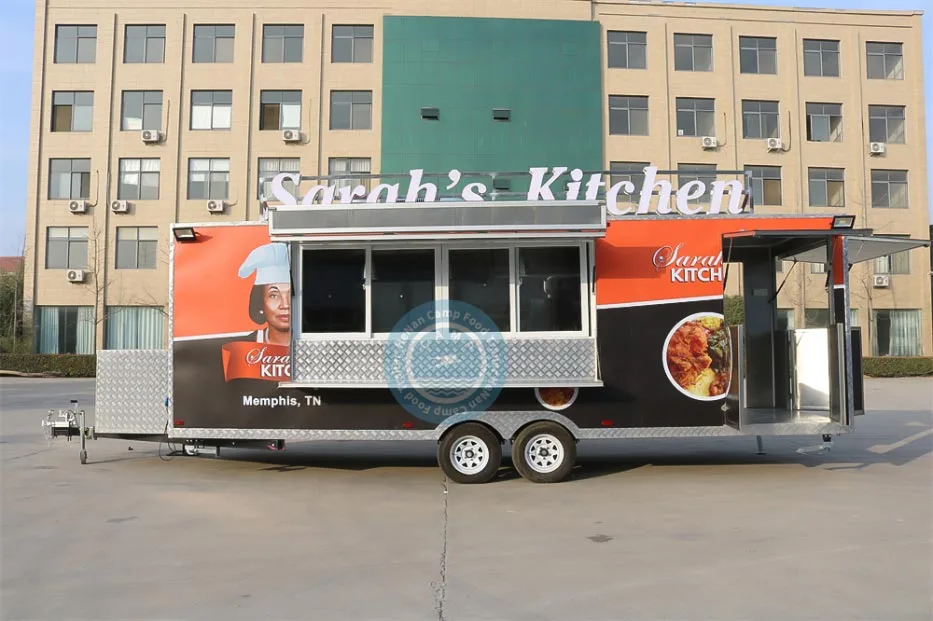 mobile food kitchen trailer