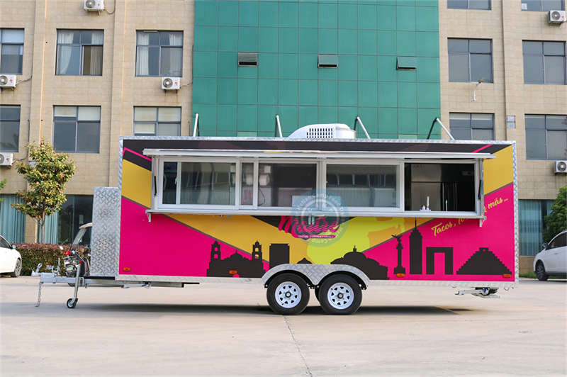 pink food trailer