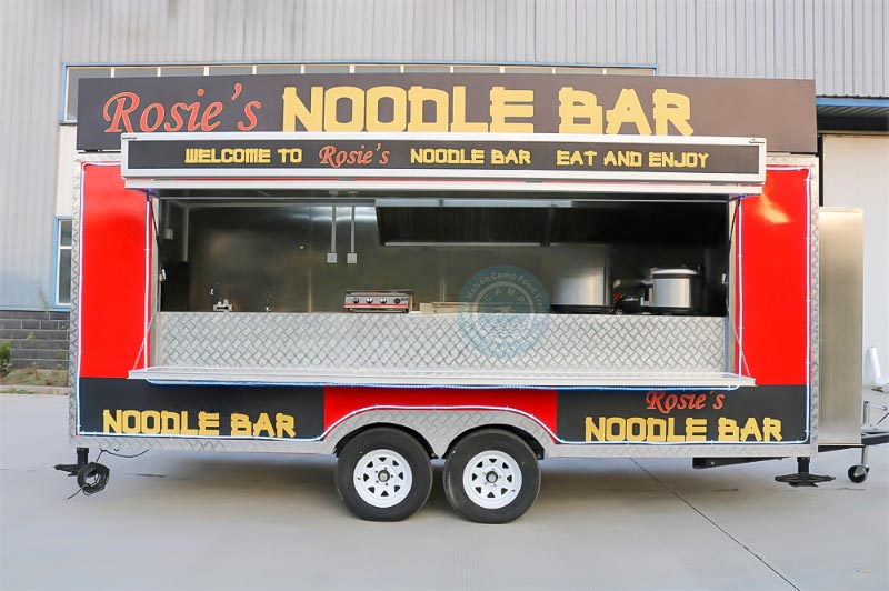 18ft noodle food trailer