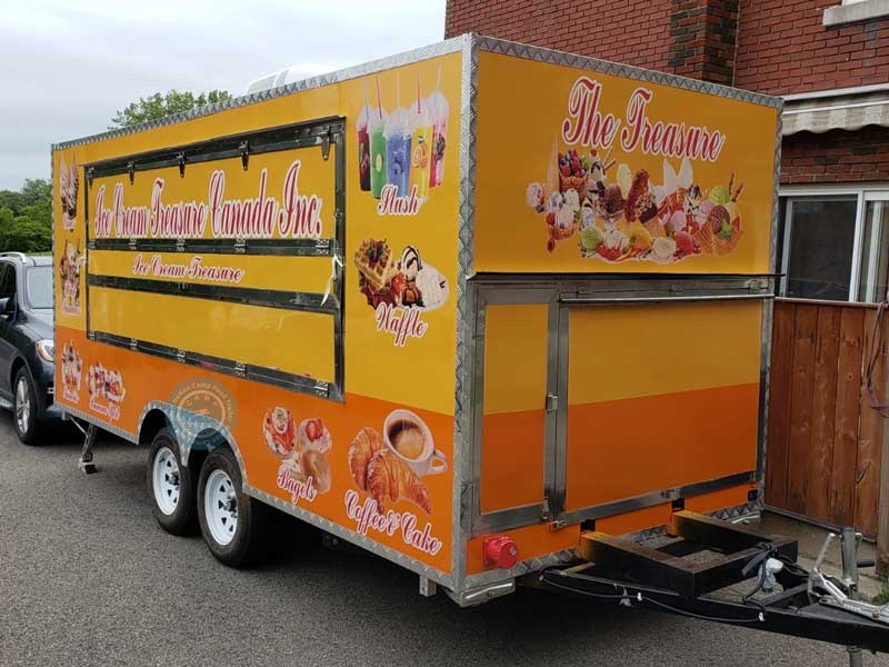 ice cream trailer Canada