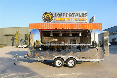 16ft Mexican Food Trailer front view