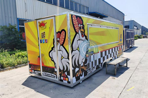 18ft corn dog trailer America