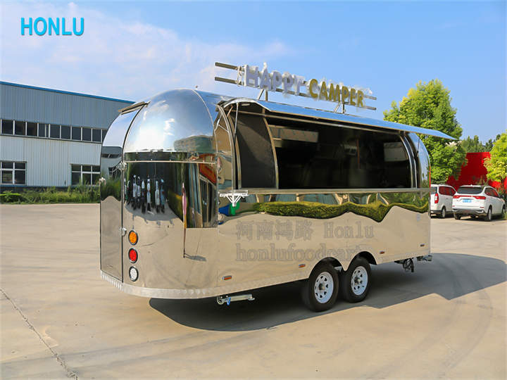 stainless steel food trailer