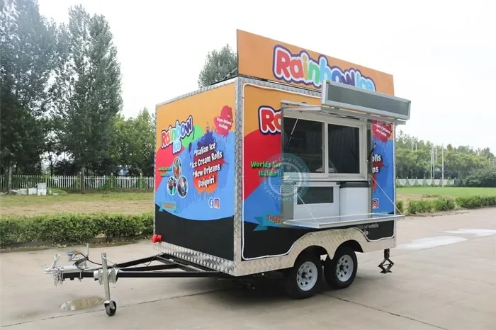 10 ft shaved ice trailer