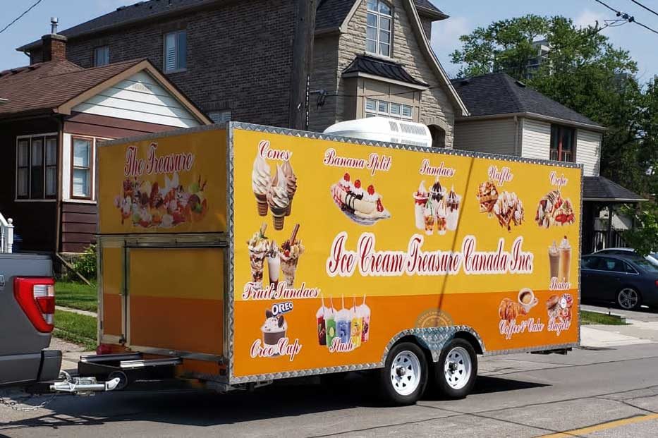 16ft ice cream trailer on sale