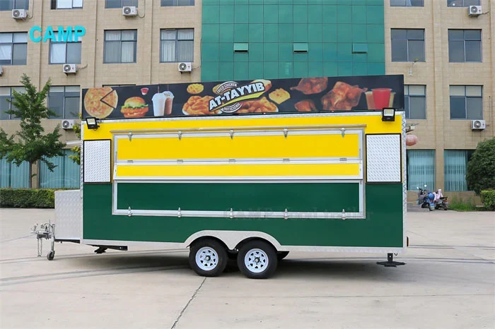 16ft pizza food trailer exported