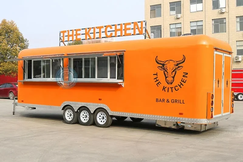 bar and grill trailer to America